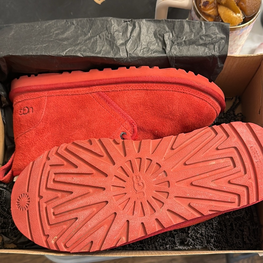 Ugg Neumel Boot Samba Red Size 8 - image 3